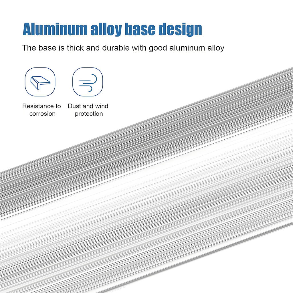 Aluminium Bürstendichtung (1m) – Robuste Türbodendichtung zum Anschrauben & effektiver Zugluftstopper