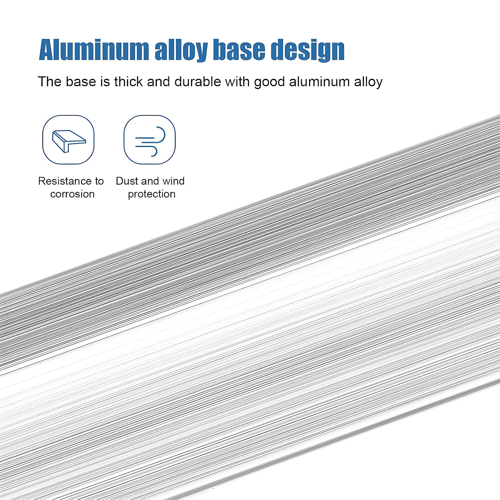 Aluminium Bürstendichtung (1m) – Robuste Türbodendichtung zum Anschrauben & effektiver Zugluftstopper
