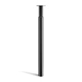 1 Stück Teleskop-Tischbein Schwarz (71–110 cm) – Höhenverstellbar & Extra Stabil (Ø 60 mm)