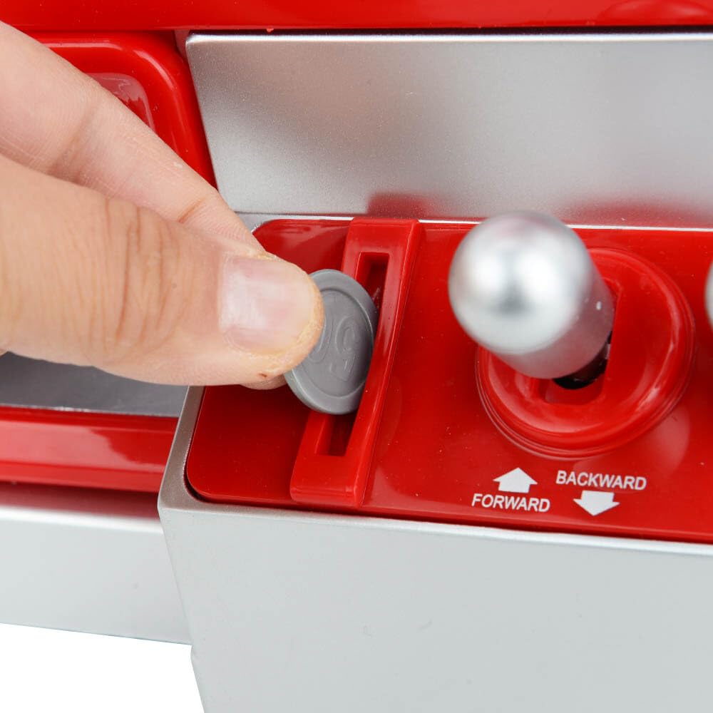 Retro Candy Grabber Süßigkeitenautomat – Die klassische Greifarm-Maschine für Zuhause (Rot)