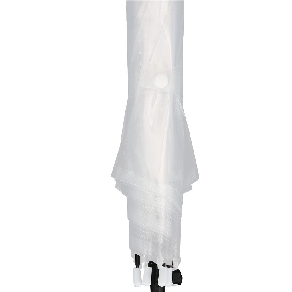 Transparenter Design-Regenschirm (Ø 87 cm) – Eleganter Stockschirm mit ergonomischem C-Griff & Rundum-Sicht
