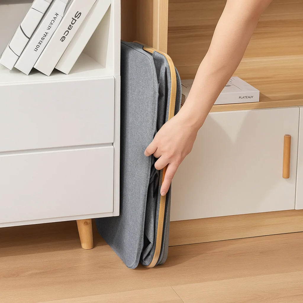 XXL Pfandflaschen-Sammelbehälter (140L) – Leergut-Organizer mit Deckel & herausnehmbarer Tasche (Grau)